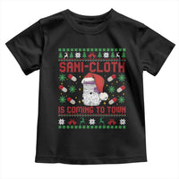 Sani-cloth Is Coming To Town Toddler T Shirt Funny Nurse Christmas - Wonder Print Shop