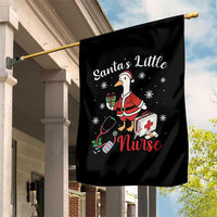 Christmas Goose Nurse Garden Flag Santa Little Nurse - Wonder Print Shop