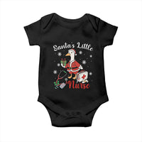 Christmas Goose Nurse Baby Onesie Santa Little Nurse - Wonder Print Shop