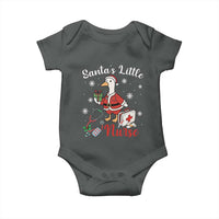 Christmas Goose Nurse Baby Onesie Santa Little Nurse - Wonder Print Shop