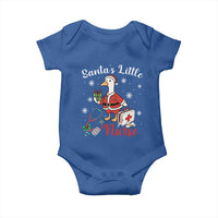 Christmas Goose Nurse Baby Onesie Santa Little Nurse - Wonder Print Shop