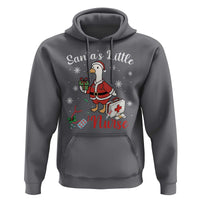 Christmas Goose Nurse Hoodie Santa Little Nurse - Wonder Print Shop