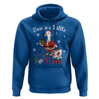 Christmas Goose Nurse Hoodie Santa Little Nurse - Wonder Print Shop