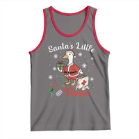 Christmas Goose Nurse Tank Top Santa Little Nurse - Wonder Print Shop