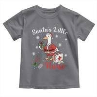 Christmas Goose Nurse Toddler T Shirt Santa Little Nurse - Wonder Print Shop