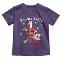 Christmas Goose Nurse Toddler T Shirt Santa Little Nurse - Wonder Print Shop