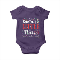 Funny Nurse Christmas Baby Onesie Santa Little Nurse - Wonder Print Shop