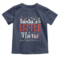 Funny Nurse Christmas Toddler T Shirt Santa Little Nurse - Wonder Print Shop