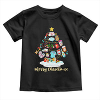 Christmas Nurse Tree Lights Toddler T Shirt - Wonder Print Shop