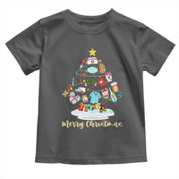 Christmas Nurse Tree Lights Toddler T Shirt - Wonder Print Shop
