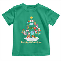 Christmas Nurse Tree Lights Toddler T Shirt - Wonder Print Shop