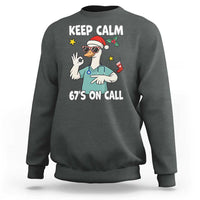 67 Six Seven Goose Nurse Christmas Meme Sweatshirt - Wonder Print Shop