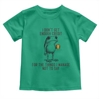 I Do Not Get Enough Credit For The Things I Manage Not To Say Toddler T Shirt Funny Frog Sarcastic Adult Humor - Wonder Print Shop