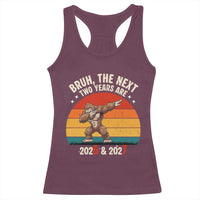 67 New Year Racerback Tank Top Funny Six Seven Bruh Bigfoot Meme - Wonder Print Shop