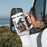 I Am Burnt Out M'lord Tumbler With Handle Funny Wizard Frog Meme - Wonder Print Shop