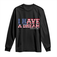 Martin Luther King Jr Long Sleeve Shirt Black History African American - Wonder Print Shop