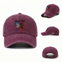 His Dream is My Dream Washed Cotton Baseball Cap Martin Luther King Jr MLK Day