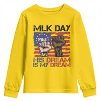His Dream is My Dream Youth Sweatshirt Martin Luther King Jr MLK Day - Wonder Print Shop