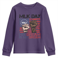His Dream is My Dream Youth Sweatshirt Martin Luther King Jr MLK Day - Wonder Print Shop
