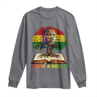 Martin Luther King Jr Long Sleeve Shirt Black History Month Melanin African - Wonder Print Shop