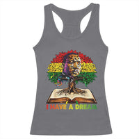 Martin Luther King Jr Racerback Tank Top Black History Month Melanin African - Wonder Print Shop