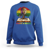 Martin Luther King Jr Sweatshirt Black History Month Melanin African - Wonder Print Shop