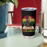 Martin Luther King Jr Tumbler Cup Black History Month Melanin African - Wonder Print Shop