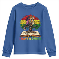 Martin Luther King Jr Youth Sweatshirt Black History Month Melanin African - Wonder Print Shop