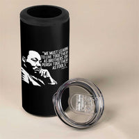 Martin Luther King Jr 4 in 1 Can Cooler Tumbler We Must Learn to Live Together as Brothers MLK Quote - Wonder Print Shop