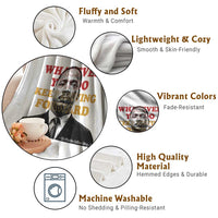 Martin Luther King Jr Throw Blanket Whatever You Do Keep Moving Forward - Wonder Print Shop