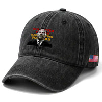 Martin Luther King Jr Washed Cotton Baseball Cap Whatever You Do Keep Moving Forward