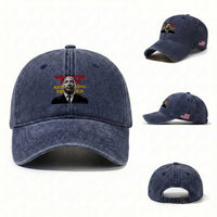 Martin Luther King Jr Washed Cotton Baseball Cap Whatever You Do Keep Moving Forward