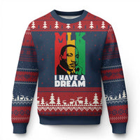 Martin Luther King Jr Ugly Christmas Sweater I Have Dream MLK Quote - Wonder Print Shop