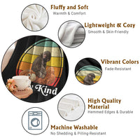 Punch Mokey Throw Blanket Viral Trend Baby Monkey Stay Kind