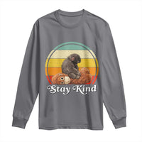 Punch Mokey Long Sleeve Shirt Viral Trend Baby Monkey Stay Kind