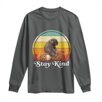 Punch Mokey Long Sleeve Shirt Viral Trend Baby Monkey Stay Kind