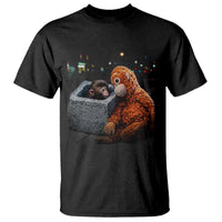 Punch Mokey T Shirt Viral Trend Baby Monkey Streets Meme