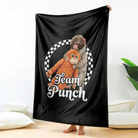 Punch Mokey Throw Blanket Baby Monkey And Plush Toy Viral Trend
