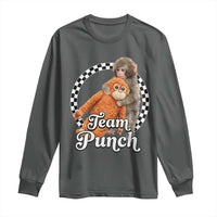 Punch Mokey Long Sleeve Shirt Baby Monkey And Plush Toy Viral Trend