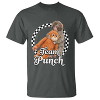 Punch Mokey T Shirt Baby Monkey And Plush Toy Viral Trend