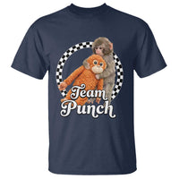 Punch Mokey T Shirt Baby Monkey And Plush Toy Viral Trend