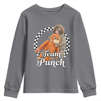 Punch Mokey Youth Sweatshirt Baby Monkey And Plush Toy Viral Trend