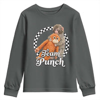 Punch Mokey Youth Sweatshirt Baby Monkey And Plush Toy Viral Trend