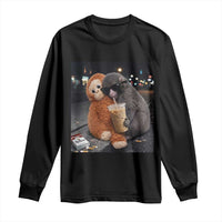 Punch Mokey Long Sleeve Shirt Funny Drinking Diet Coke Sunglasses Street Meme