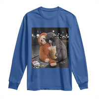 Punch Mokey Long Sleeve Shirt Funny Drinking Diet Coke Sunglasses Street Meme