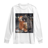 Punch Mokey Long Sleeve Shirt Funny Drinking Diet Coke Sunglasses Street Meme