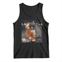 Punch Mokey Meme Tank Top Funny Drinking Iced Coffee Sunglasses Street TS14