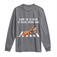 Punch Mokey Meme Long Sleeve Shirt Some Of Us Need a Little Extra Love