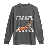 Punch Mokey Meme Long Sleeve Shirt Some Of Us Need a Little Extra Love