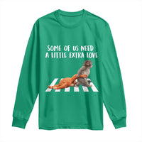 Punch Mokey Meme Long Sleeve Shirt Some Of Us Need a Little Extra Love